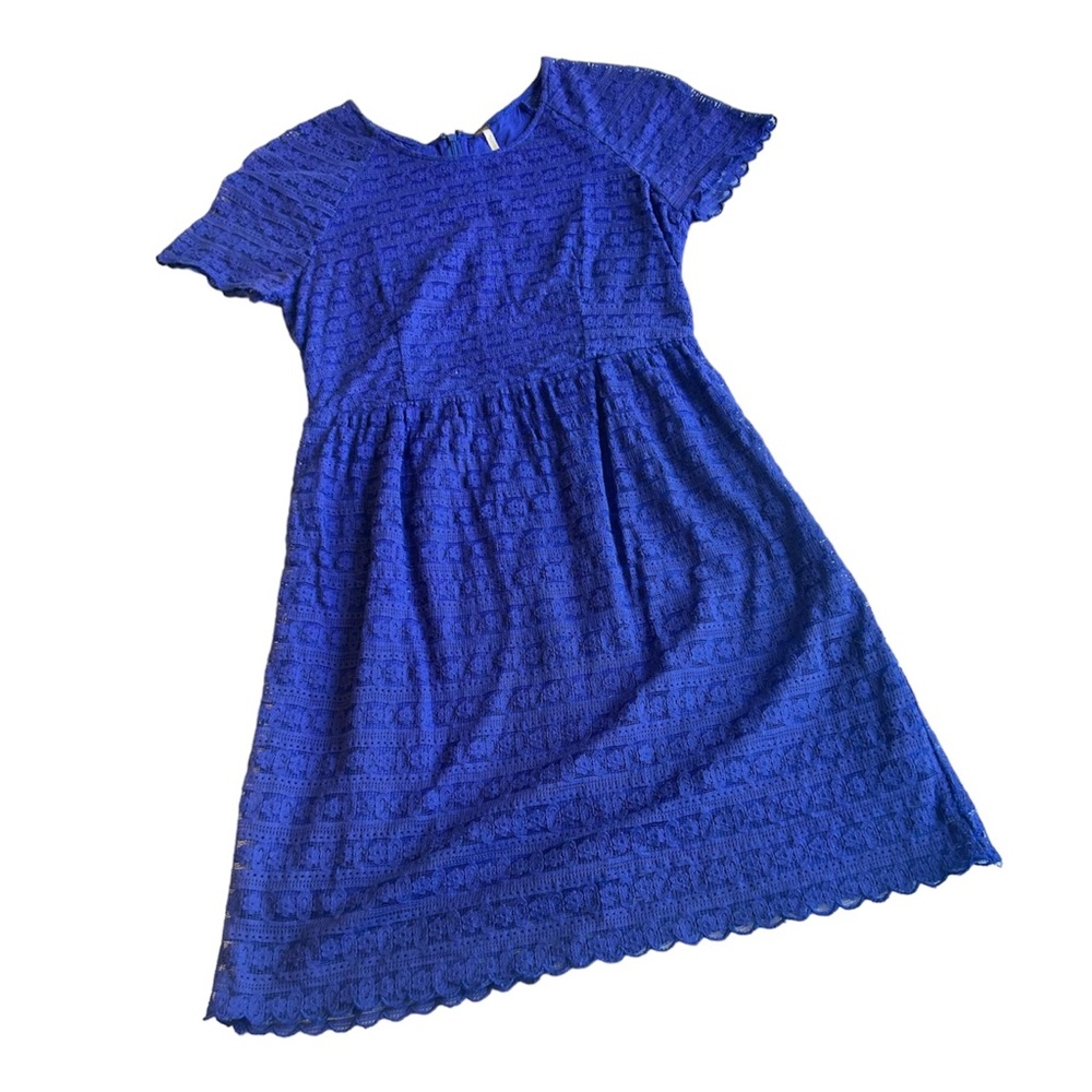 Free People Indigo Skater Dress EUC